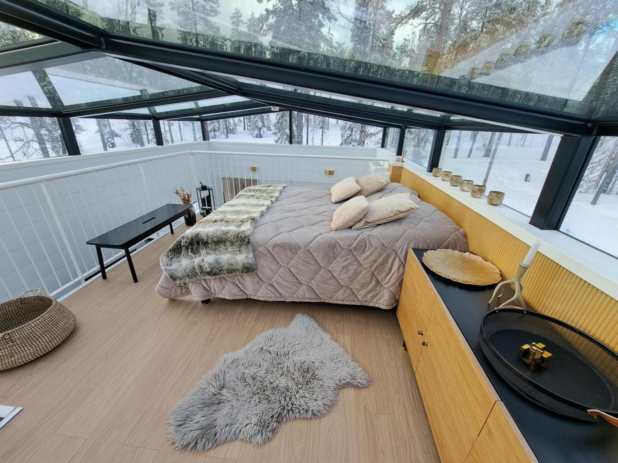 Levi Sky Igloo With Private Sauna And Hot Tub Ngoại thất bức ảnh